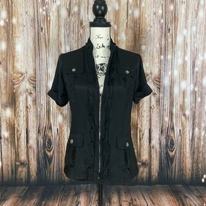 White House Black Market zip up jacket